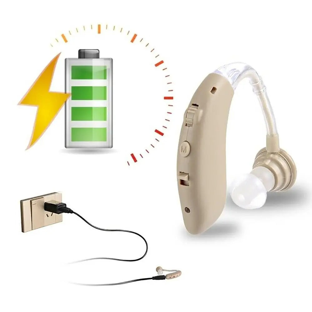Aparat auditiv digital cu Bluetooth și sunet amplificat – Reîncărcabil